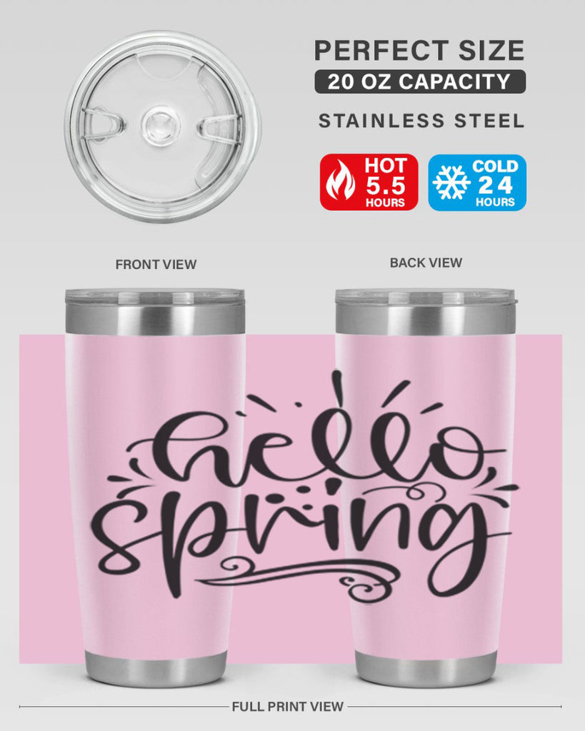 Hello spring 3#- spring- Tumbler