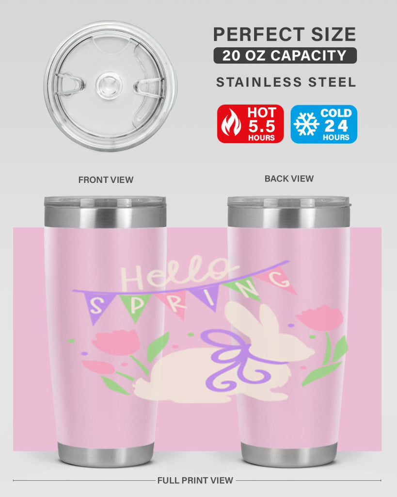 Hello spring bunny193#- spring- Tumbler