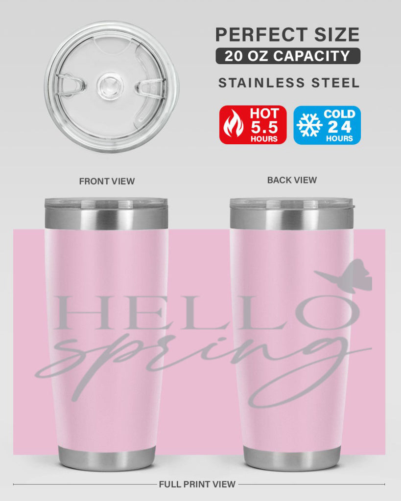 Hello spring butterfly195#- spring- Tumbler