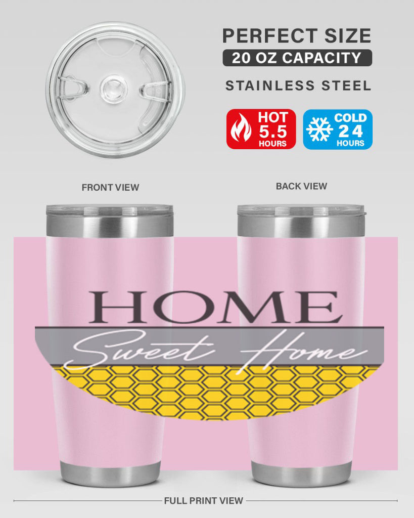 Home Sweet Home Hive lines246#- spring- Tumbler