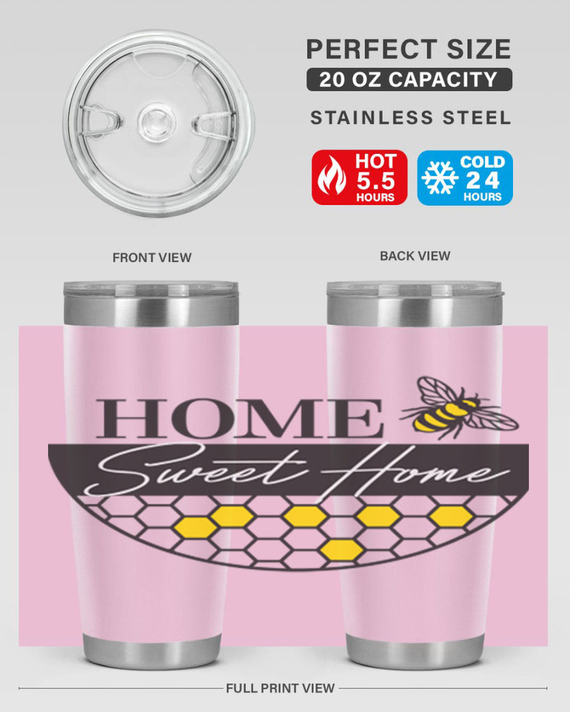 Home Sweet home bee and hive244#- spring- Tumbler