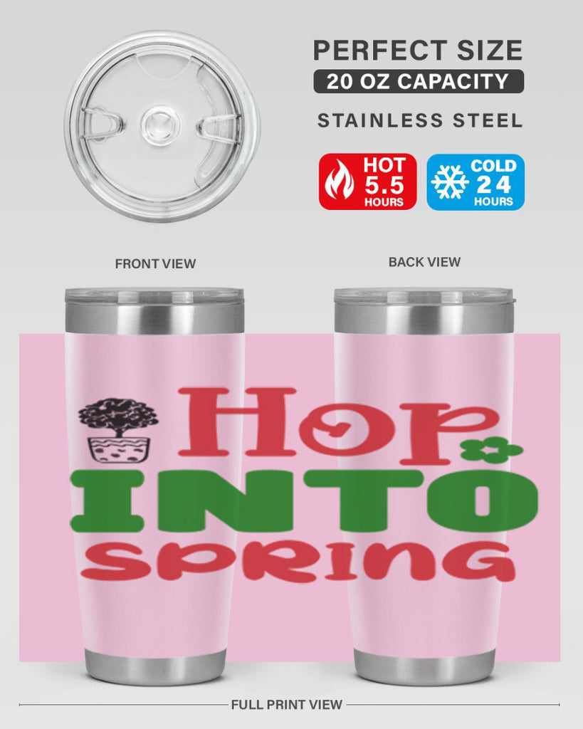 Hop into Spring 251#- spring- Tumbler