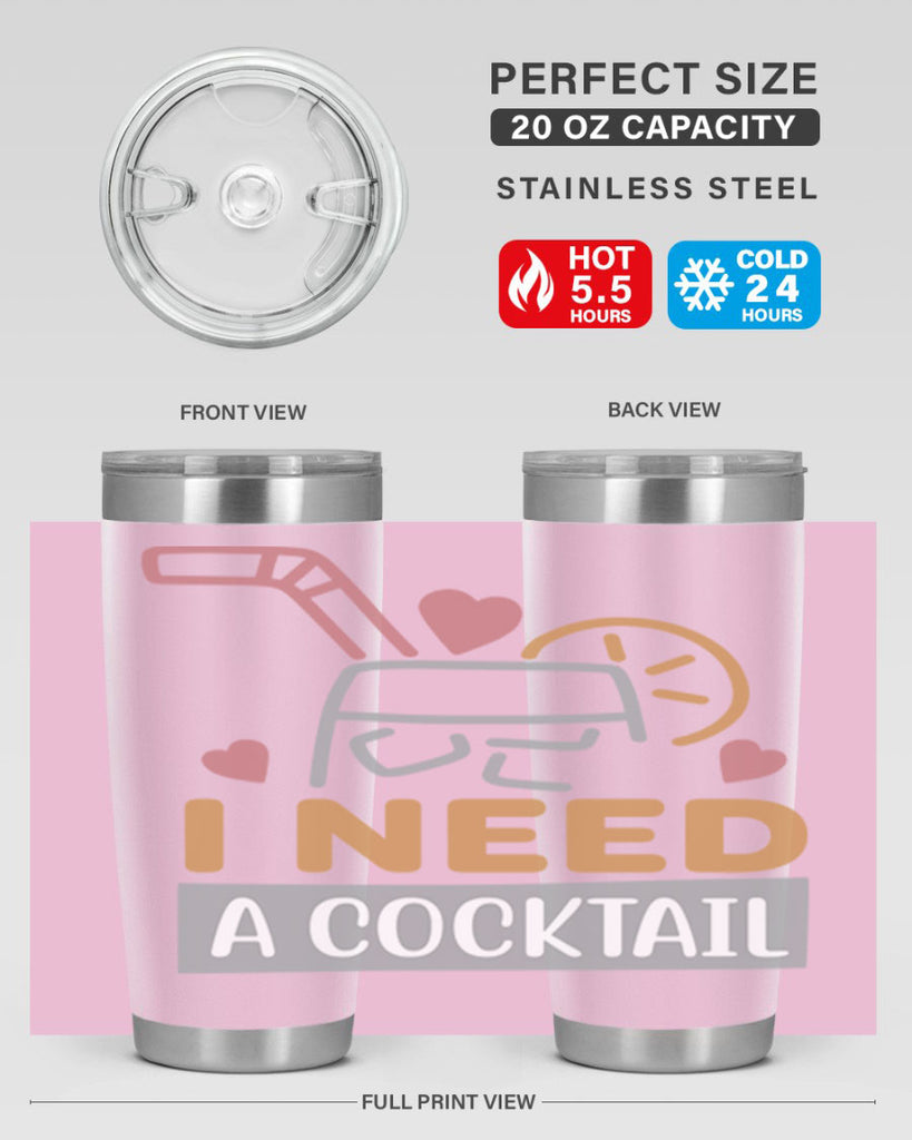 I Need A Cocktail 107#- fashion- Cotton Tank