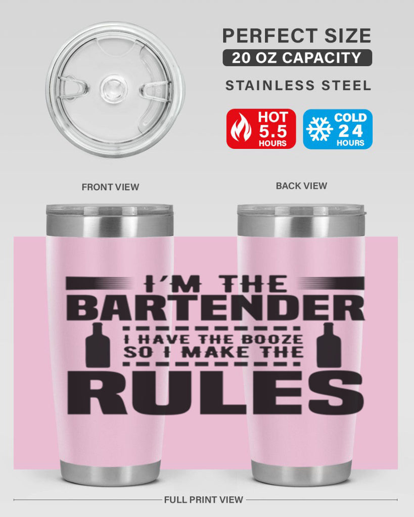 I am the Bartender Style 2#- bartender- tumbler