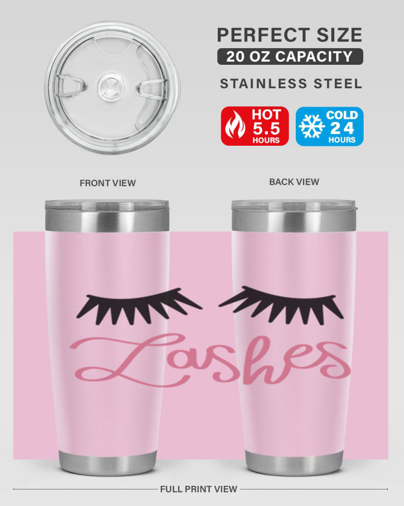 Lashes Style 69#- make up- Tumbler