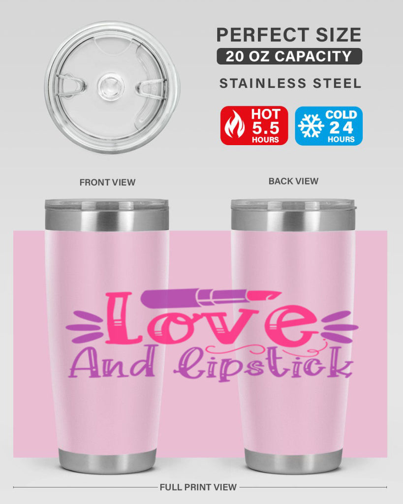 Love And Lipstick Style 225#- make up- Tumbler