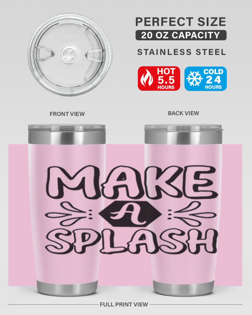 Make a splash 310#- mermaid- Tumbler