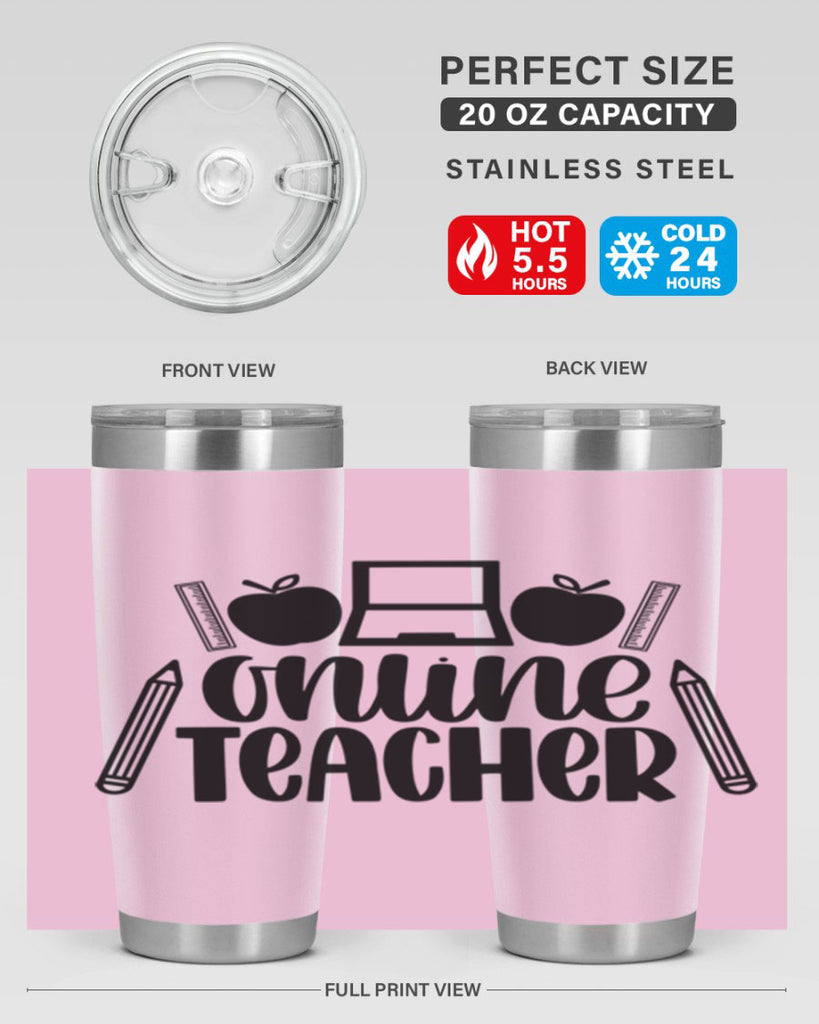 Online Teacher Style 61#- teacher- tumbler