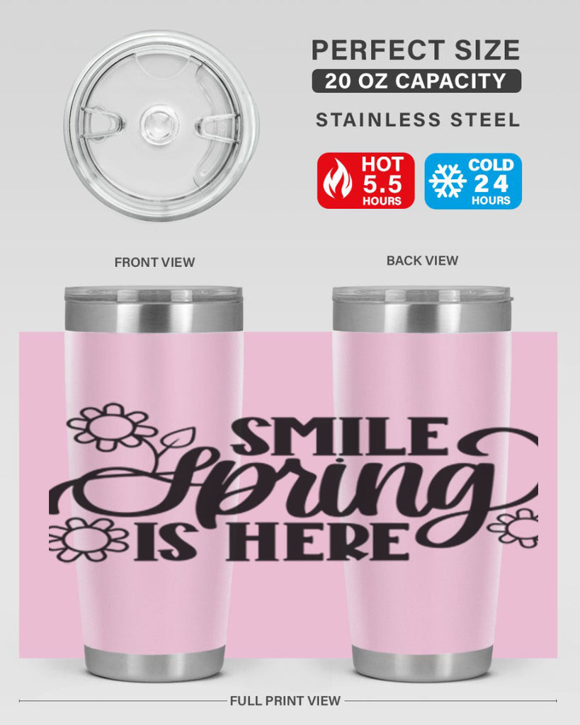 PNG_Smile Spring Is Here395#- spring- Tumbler