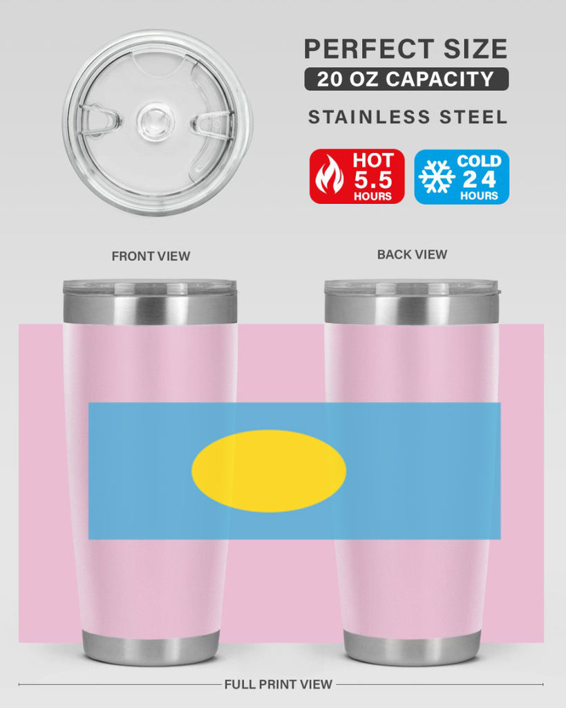 Palau 65#- world flags- Tumbler