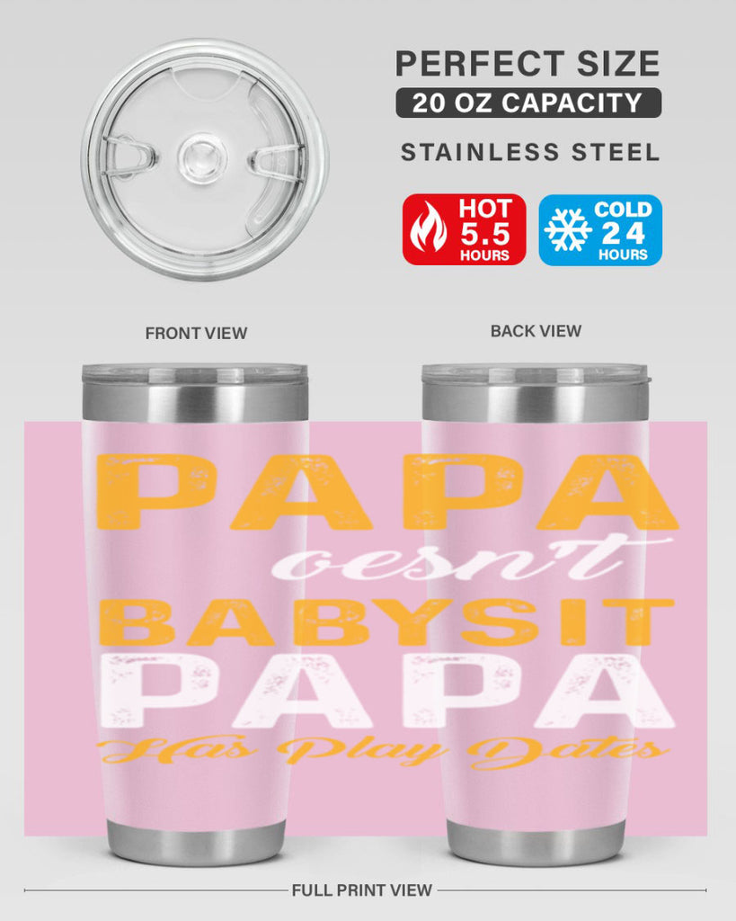 Papa 124#- grandpa - papa- Tumbler