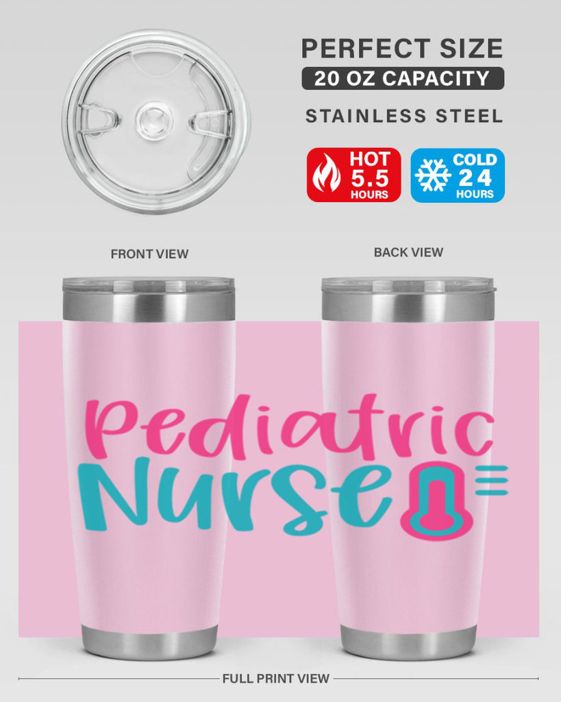 Pediatric Nurse Style 357#- nurse- tumbler