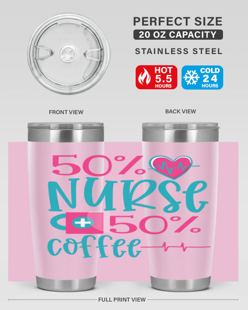 Percent Nurse Percent Coffee Style 395#- nurse- tumbler