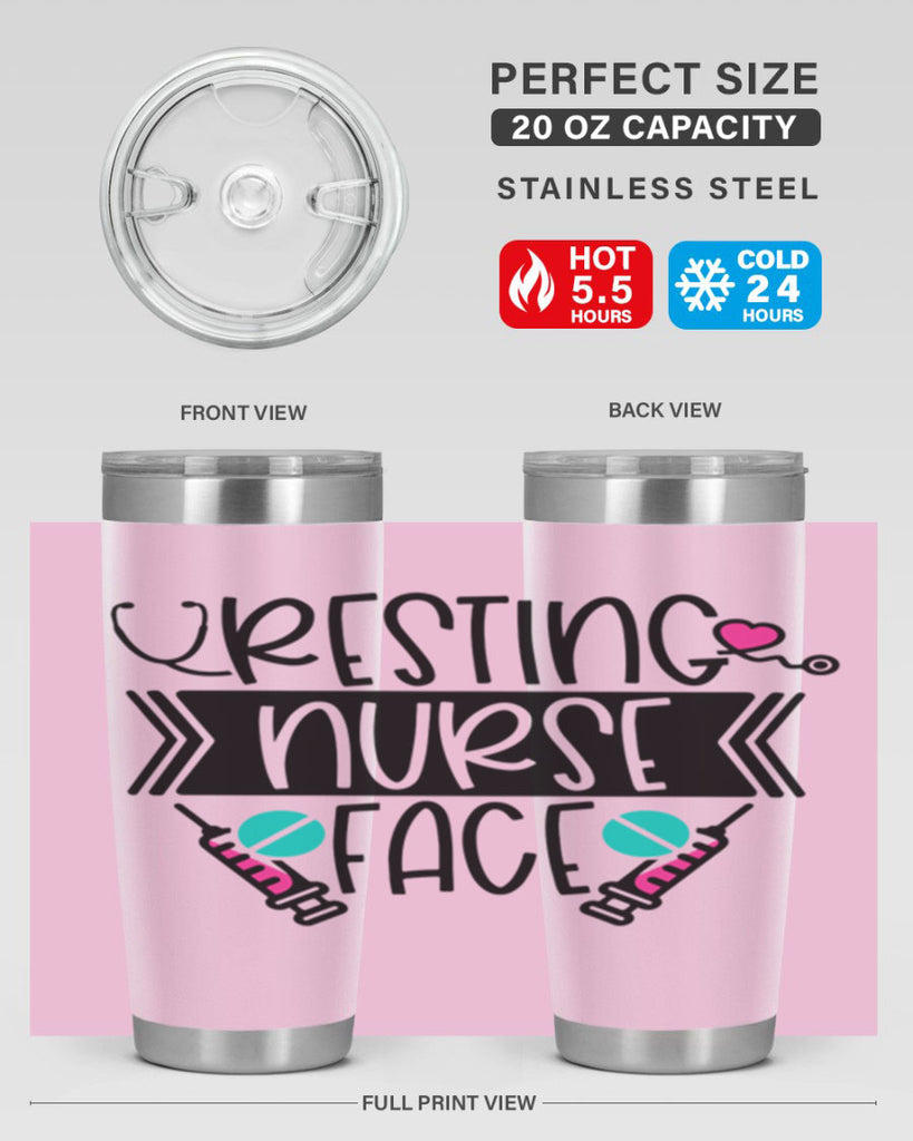 Resting Nurse Face Style Style 58#- nurse- tumbler