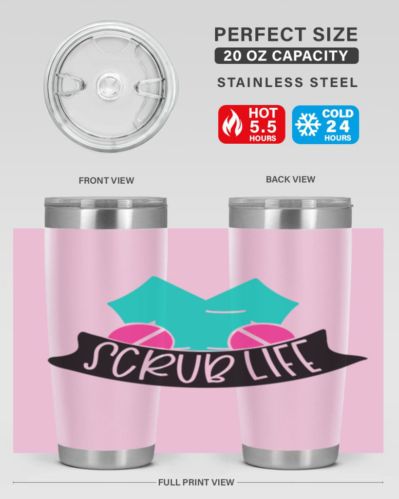 Scrub Life Style Style 45#- nurse- tumbler