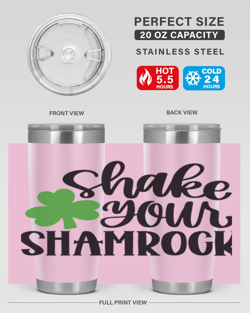 Shake Your Shamrock Style 33#- St Patricks Day- Tumbler