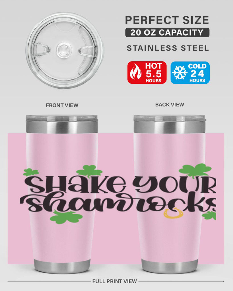 Shake Your Shamrocks Style 32#- St Patricks Day- Tumbler