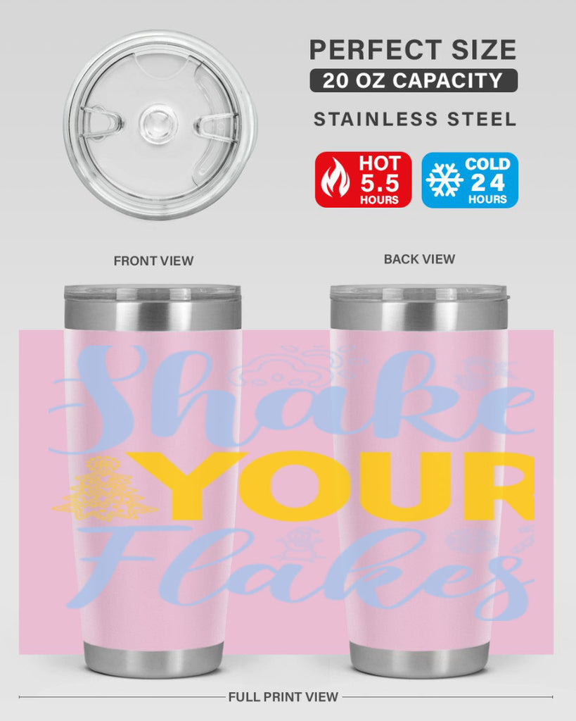 Shake your flakes361#- winter- Tumbler