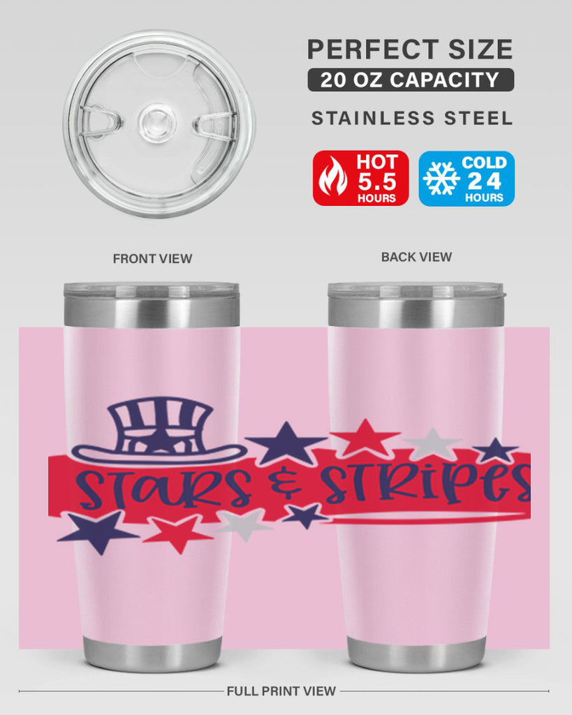 Stars Stripes Style 175#- Fourt Of July- Tumbler