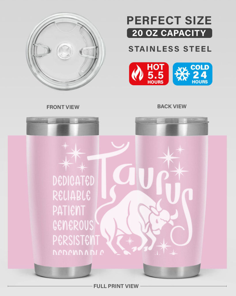Taurus 491#- zodiac- Tumbler