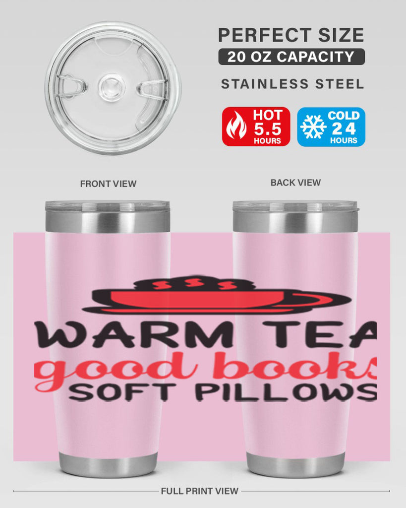 Warm tea good books soft pillows 448#- winter- Tumbler
