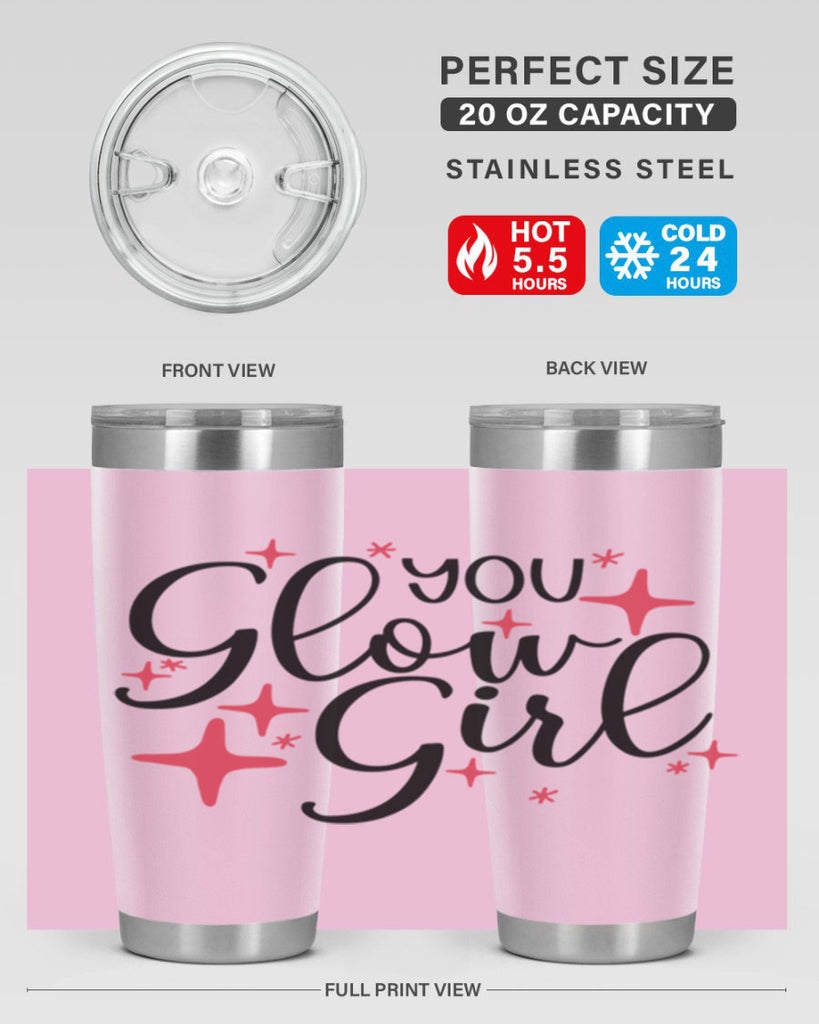 Yo Glow Girl Style 6#- make up- Tumbler