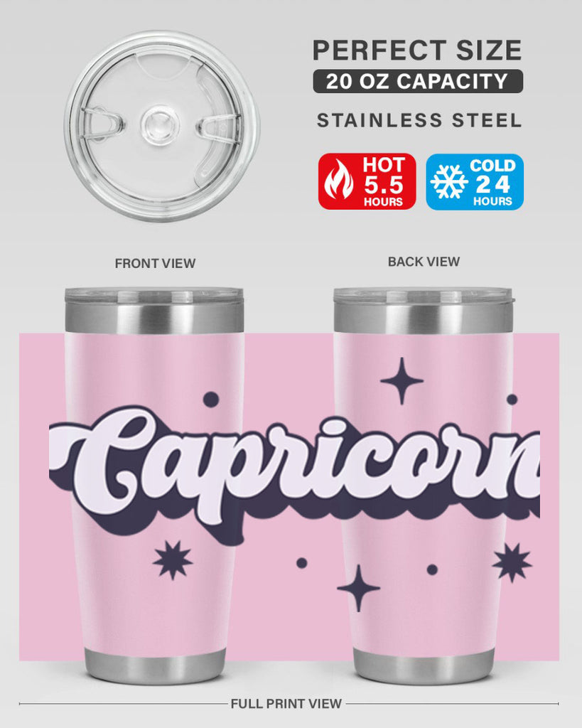 capricorn 205#- zodiac- Tumbler