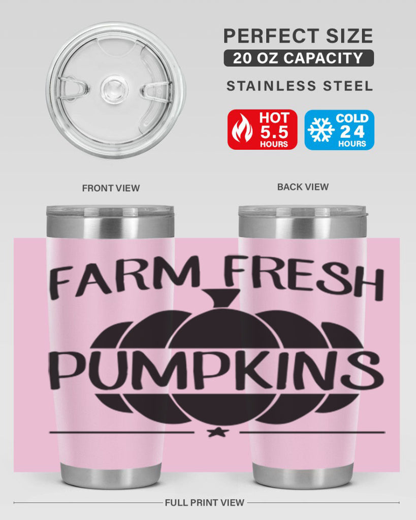 farm fresh pumpkins 173#- fall- Tumbler