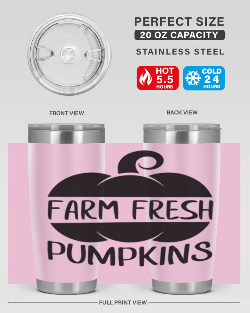 farm fresh pumpkins 174#- fall- Tumbler