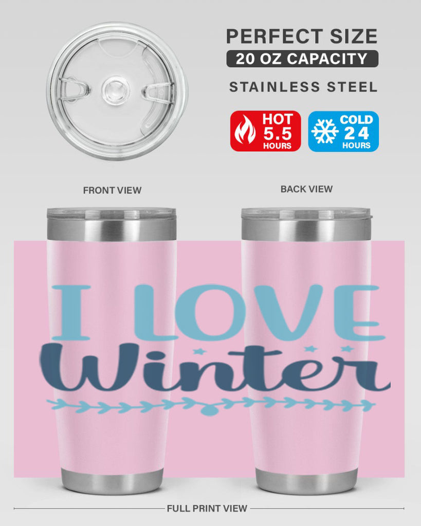 i love winter 226#- winter- Tumbler