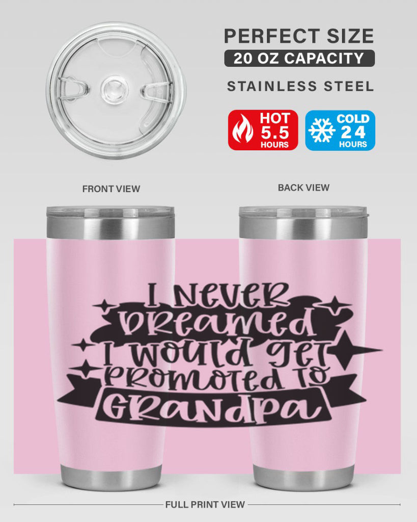 i never dreamed i would get promoted 37#- fathers day- Tumbler