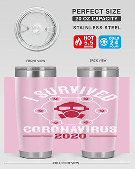 i survived coronavirus Style 32#- corona virus- Tumbler