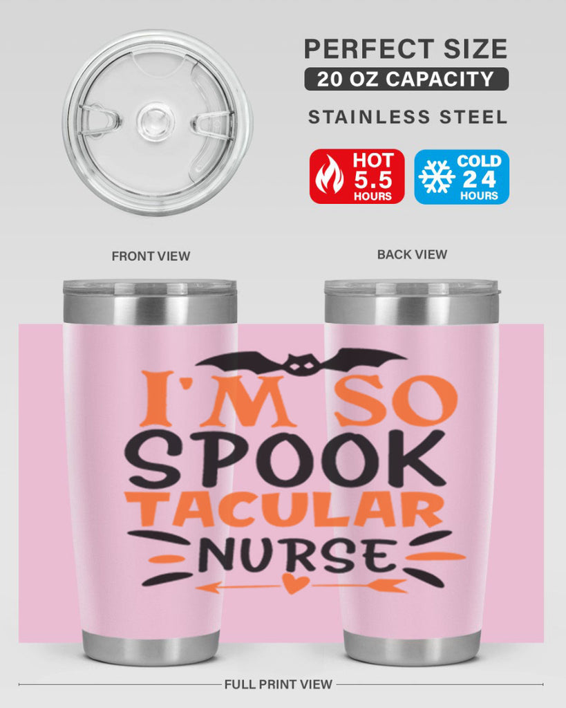 im so spooktacular nurse 111#- halloween- Tumbler