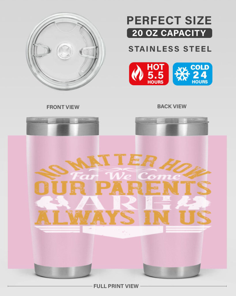 no matter how far we come our parents are always in us 34#- Parents Day- Tumbler