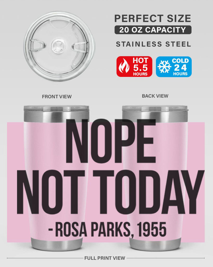 nope not today rosa parks 60#- black words phrases- Cotton Tank