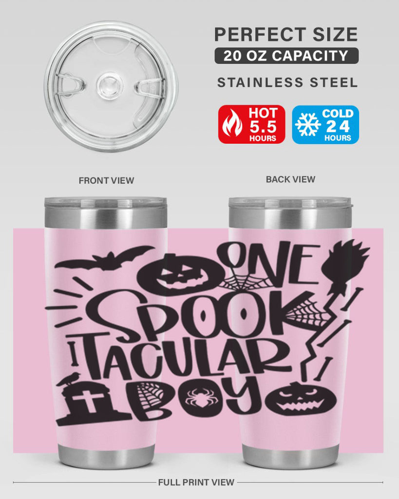 one spooktacular boy 38#- halloween- Tumbler
