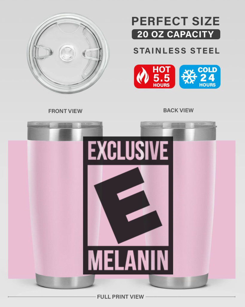 rated exclusive melanin 46#- black words phrases- Cotton Tank