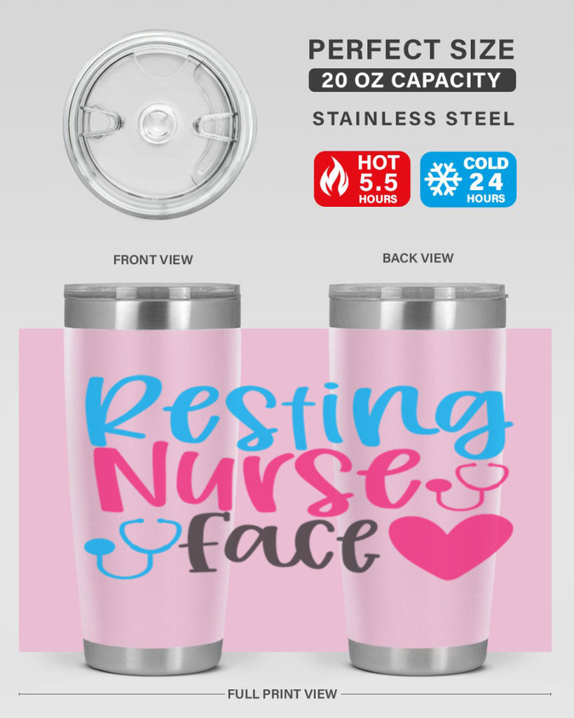 resting nurse face Style Style 56#- nurse- tumbler