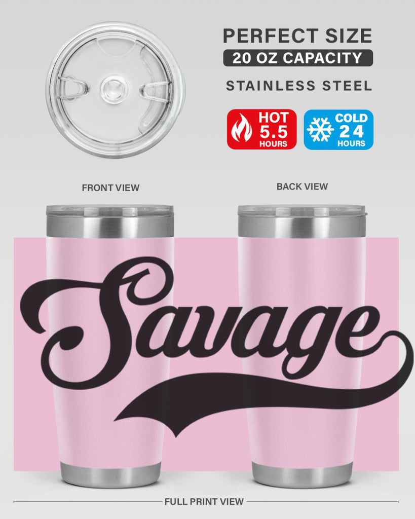 savage script 40#- black words phrases- Cotton Tank