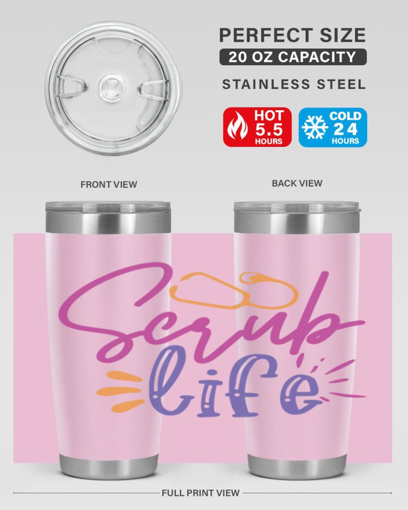 scrub life Style Style 43#- nurse- tumbler