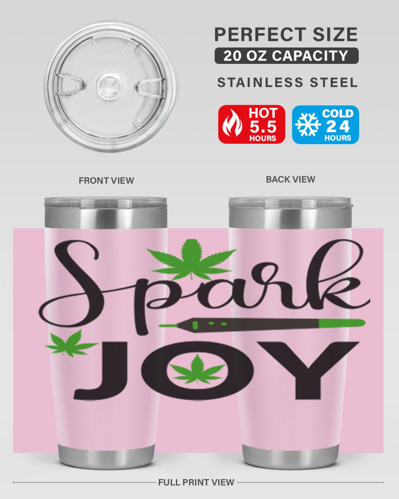 spark joy 250#- marijuana- Tumbler