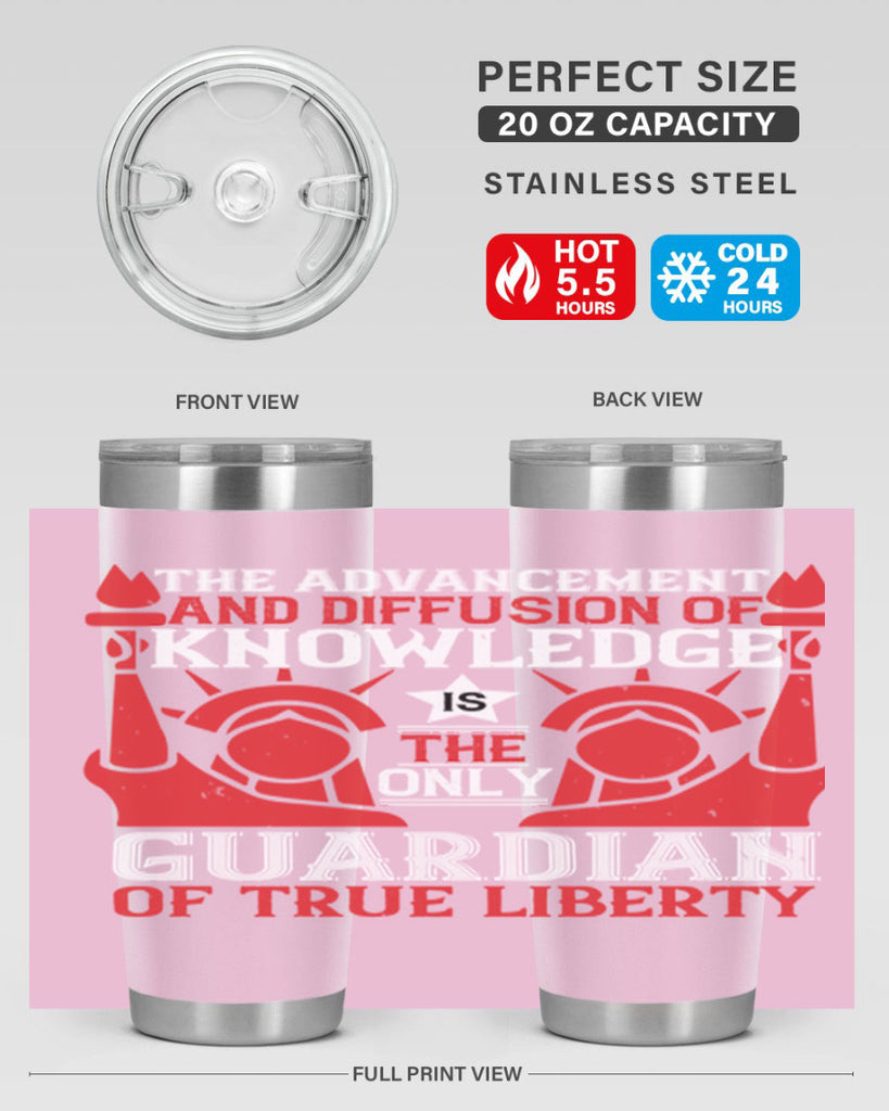 the advencement and diffusion of knowledge Style 190#- Fourt Of July- Tumbler