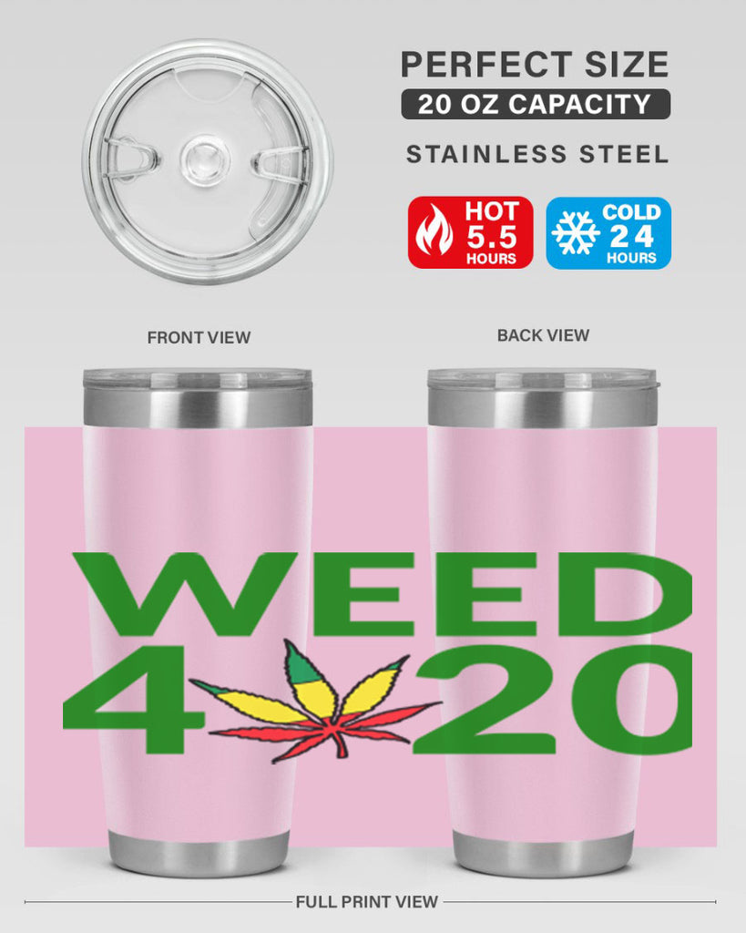 weed 420 cannabis 281#- marijuana- Tumbler