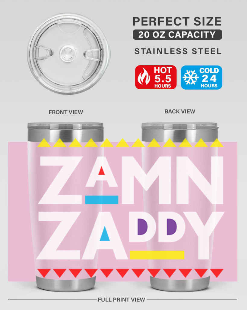 zamn zaddy 1#- black words phrases- Cotton Tank