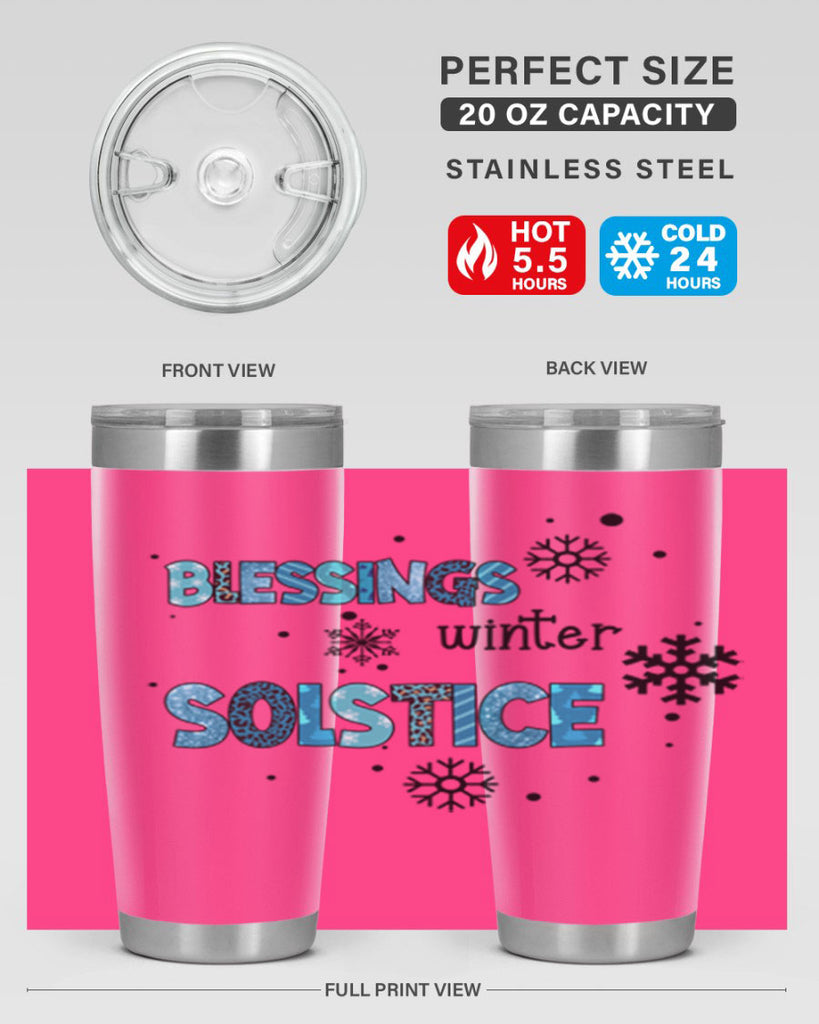 Blessings winter solstice 25#- winter- Tumbler