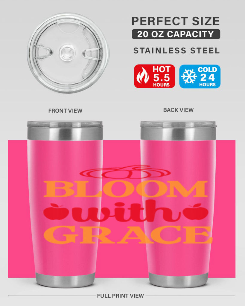 Bloom with grace 82#- spring- Tumbler