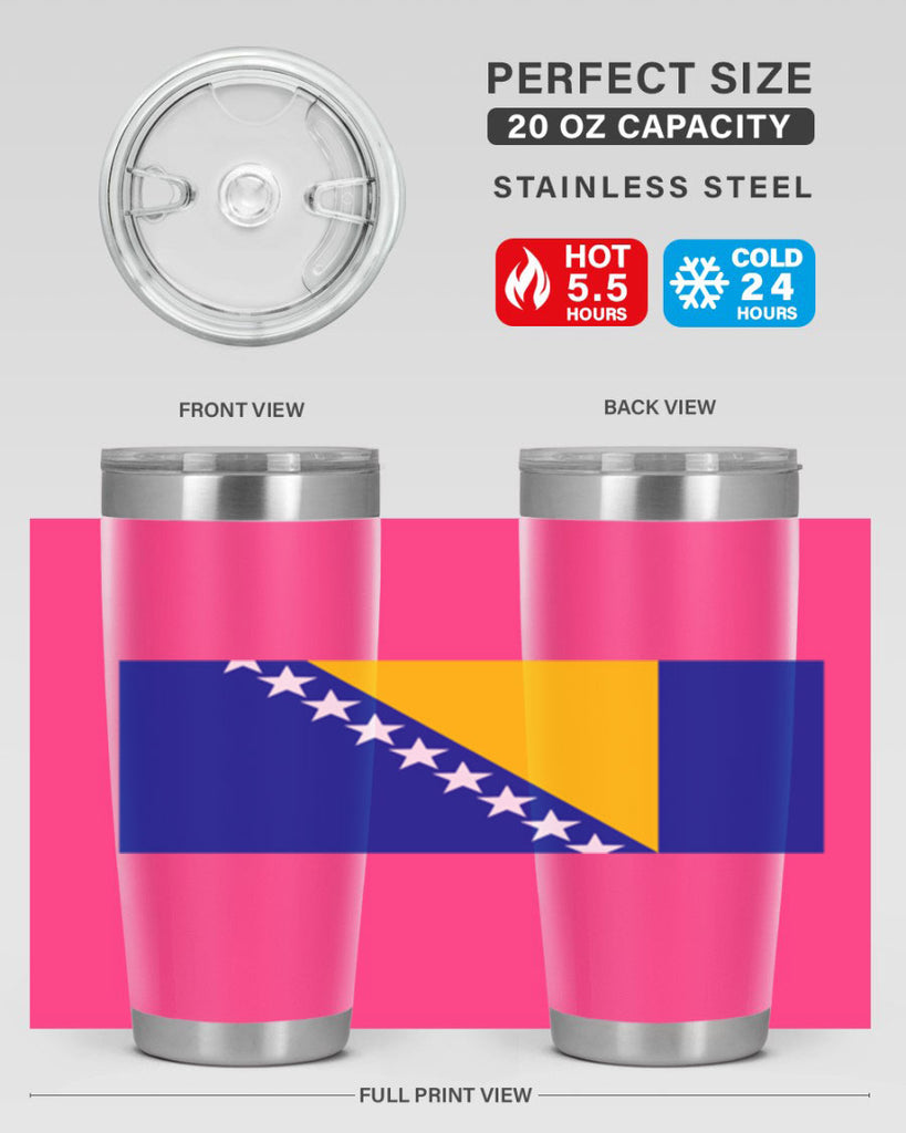 Bosnia and Herzegovina 176#- world flags- Tumbler