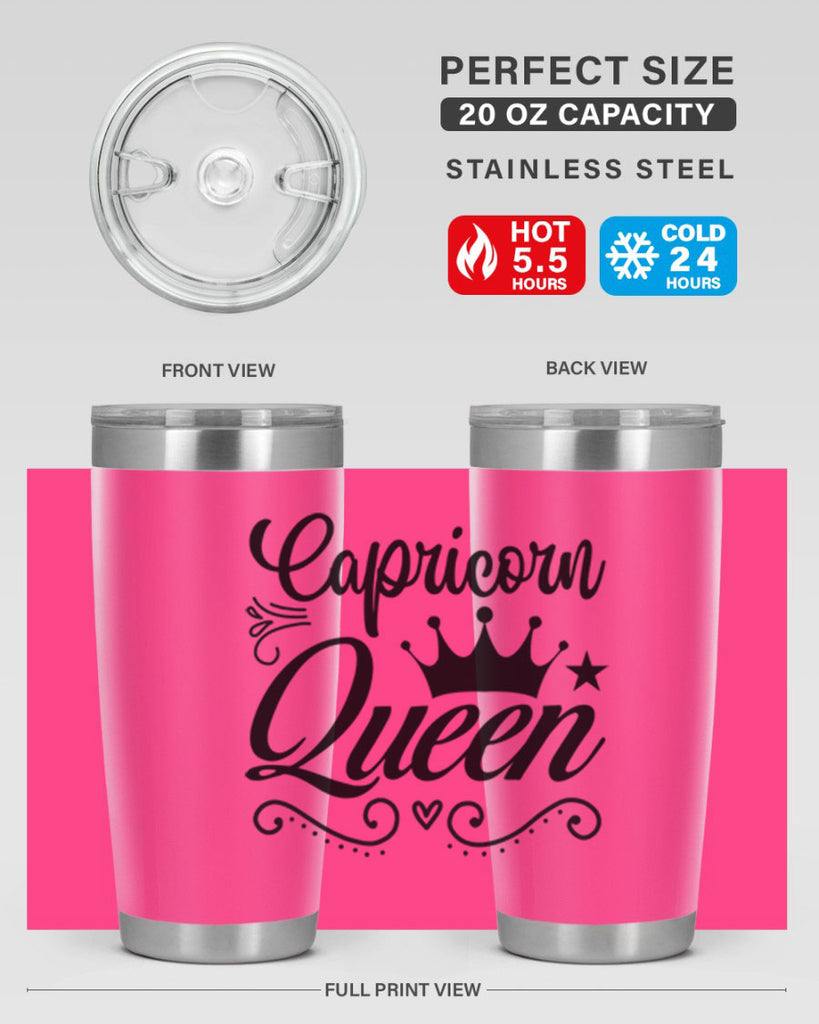 Capricorn queen 196#- zodiac- Tumbler