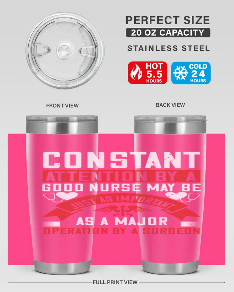 Constant attention by a good nurse may Style 408#- nurse- tumbler