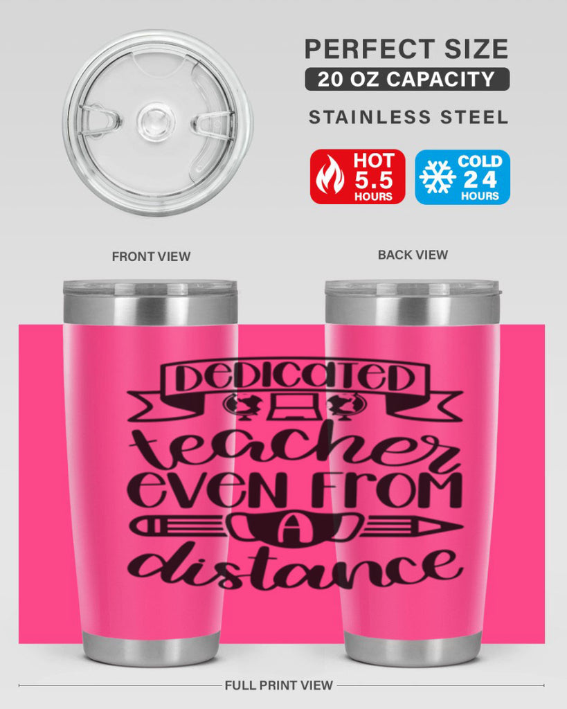 Dedicated Teacher Even Style 80#- teacher- tumbler